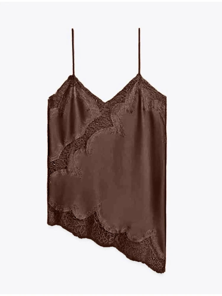 Midnight Lace Hollow Out Top