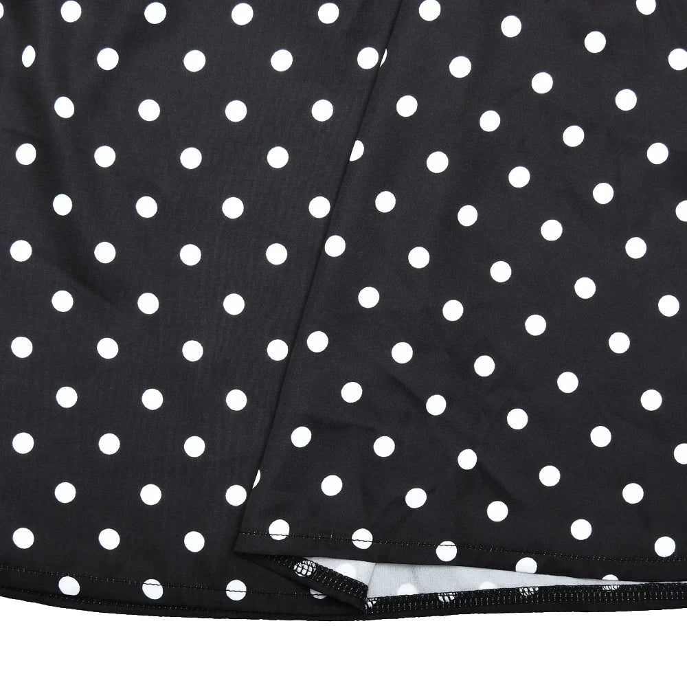 Luna Polka Dot Halter Mini Dress