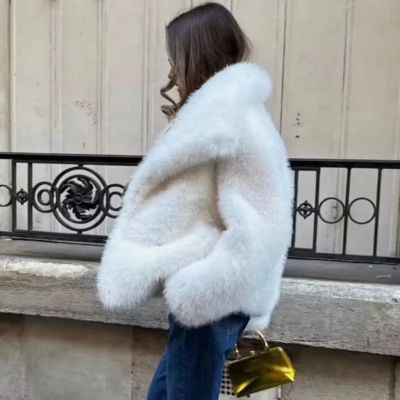 Γούνα "Snow Luxe" | Λευκό Faux Fur