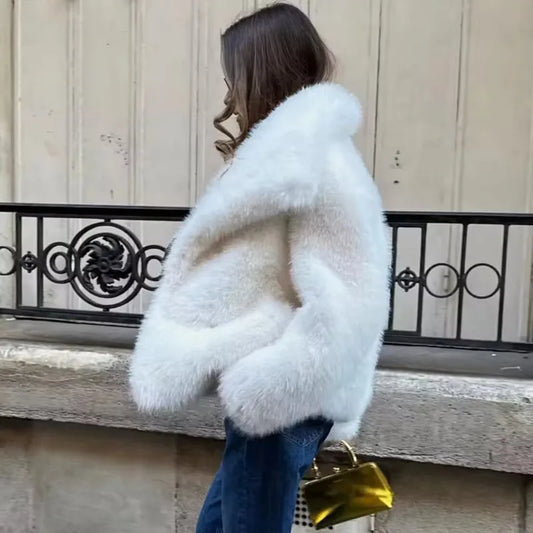 Γούνα "Snow Luxe" | Λευκό Faux Fur