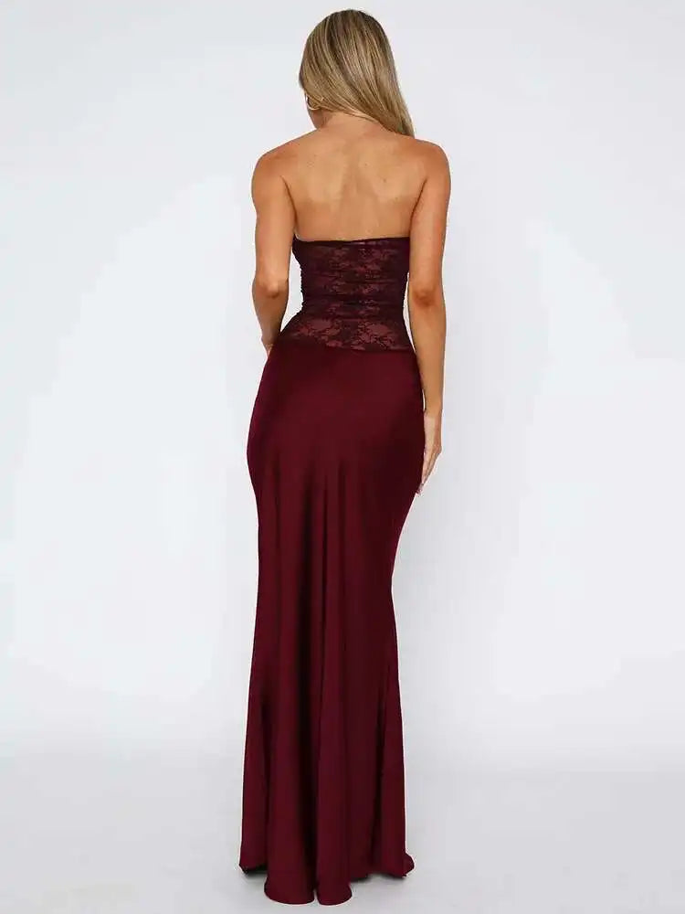 Midnight Muse Lace Mermaid Dress