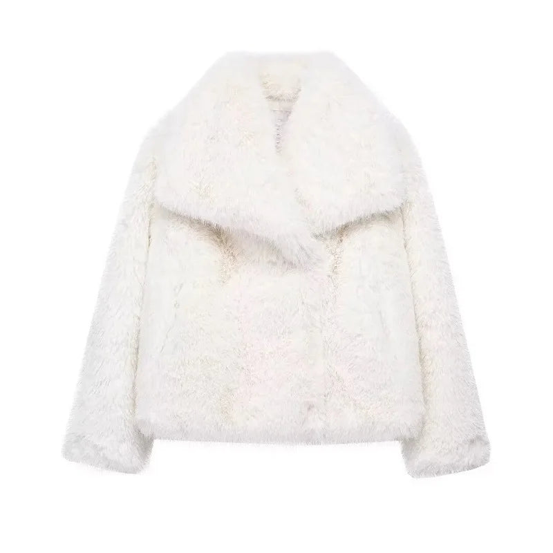 Γούνα "Snow Luxe" | Λευκό Faux Fur