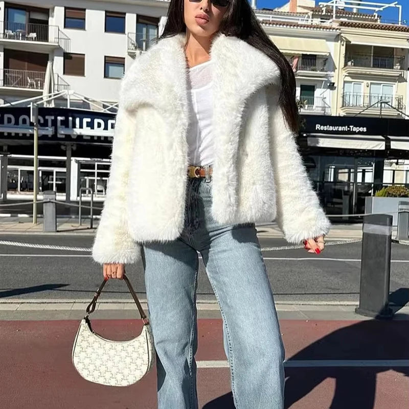 Γούνα "Snow Luxe" | Λευκό Faux Fur