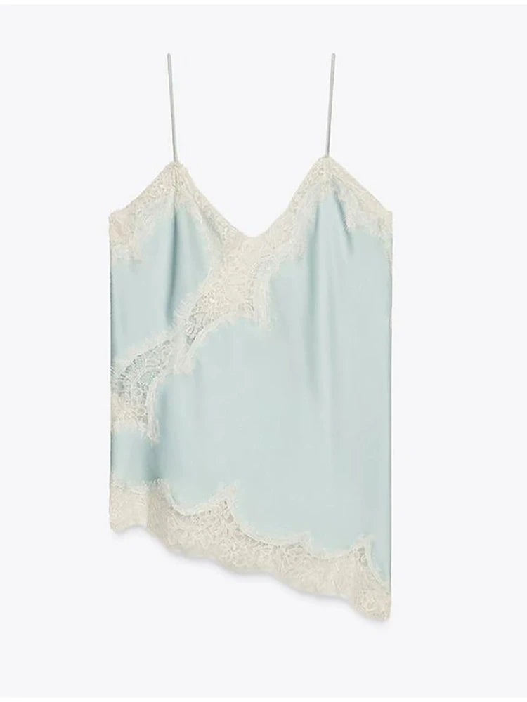 Midnight Lace Hollow Out Top