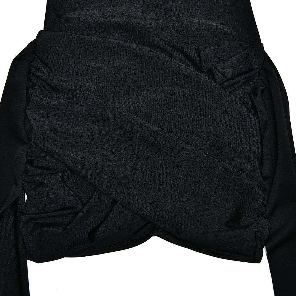 Ember Bandage O-Neck Mini Dress