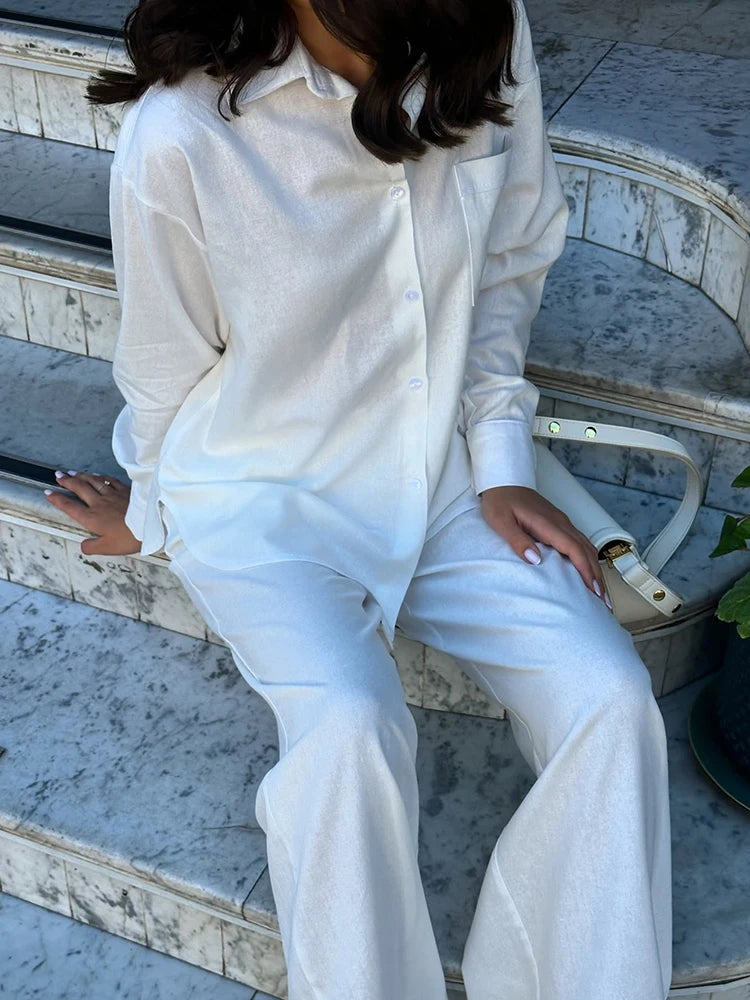 Blush Luxe Satin Pants