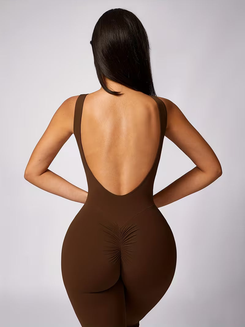 Chocolate Sculpt Jumpsuit