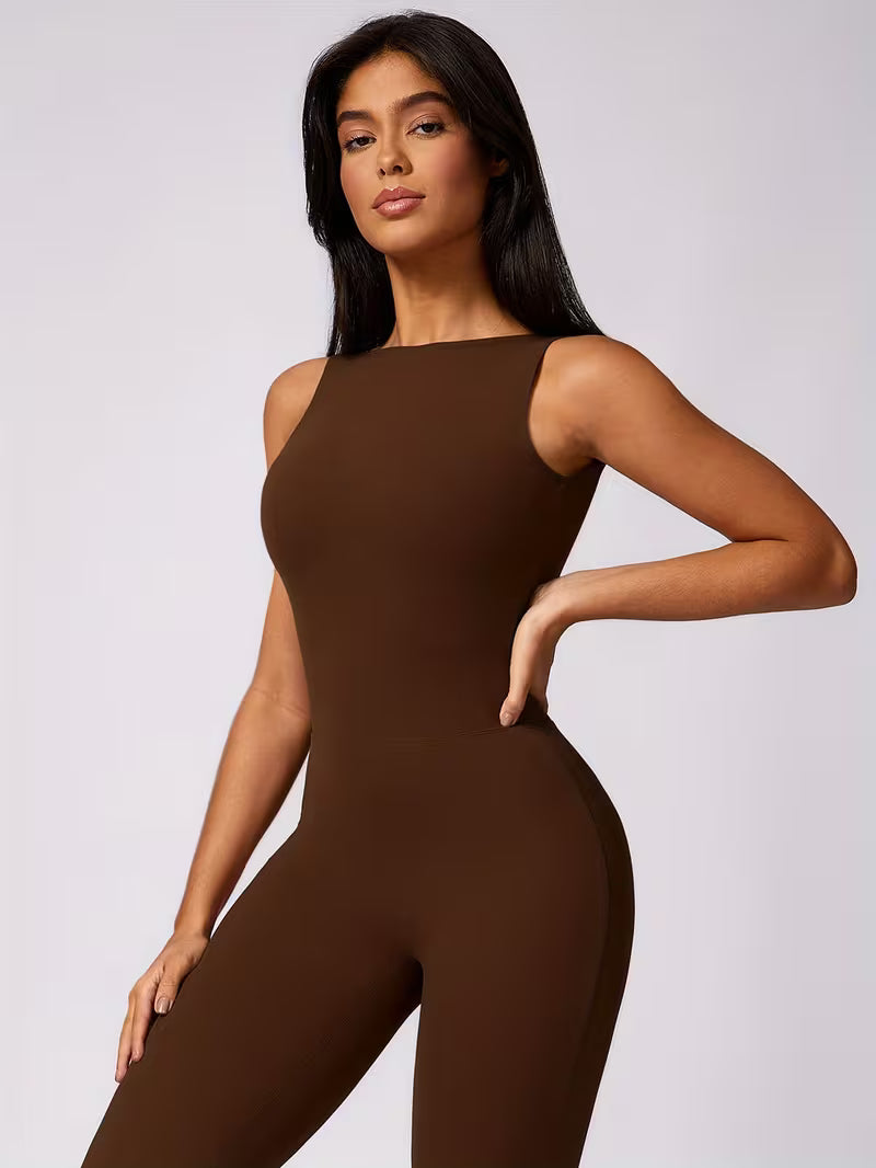 Chocolate Sculpt Jumpsuit